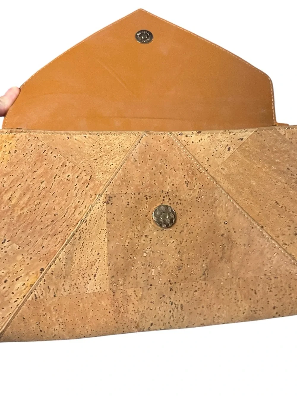 Natural Cork Envelope Clutch Made in Portugal 🇵🇹